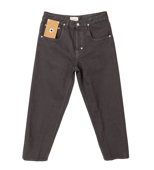 FLUFFY HOLE JEANS CHARCOAL GREY