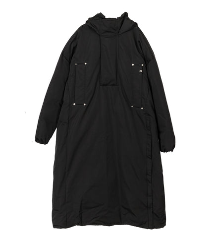 1017 ALYX 9SM NYLON PULLOVER PUFFER COAT BLACK
