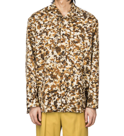 CMMN SWDN ARLO LS SHIRT ABSTRACT PRINT