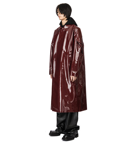 1017 ALYX 9SM PVC SCOUT COAT WINE