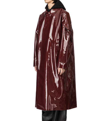 PVC SCOUT COAT WINE