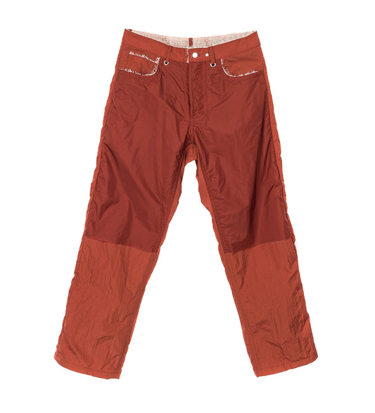 CRAIG GREEN REVERSIBLE FLUFFY TROUSERS RED / PINK