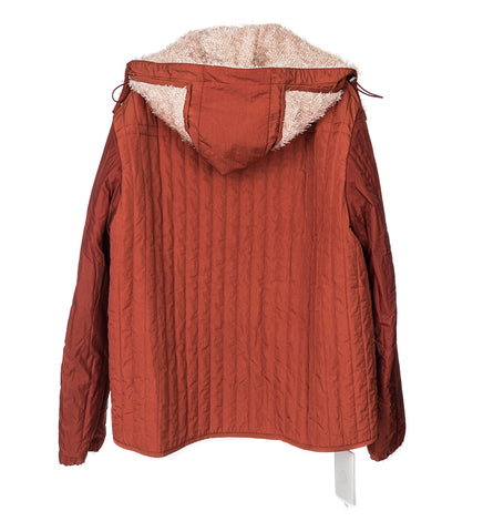 CRAIG GREEN REVERSIBLE FLUFFY WORKER JACKET RED / PINK