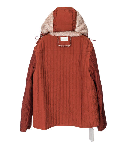 CRAIG GREEN REVERSIBLE FLUFFY WORKER JACKET RED / PINK