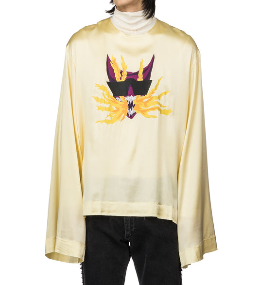 PARIAH DEVIL SHIRT YELLOW/PURPLE