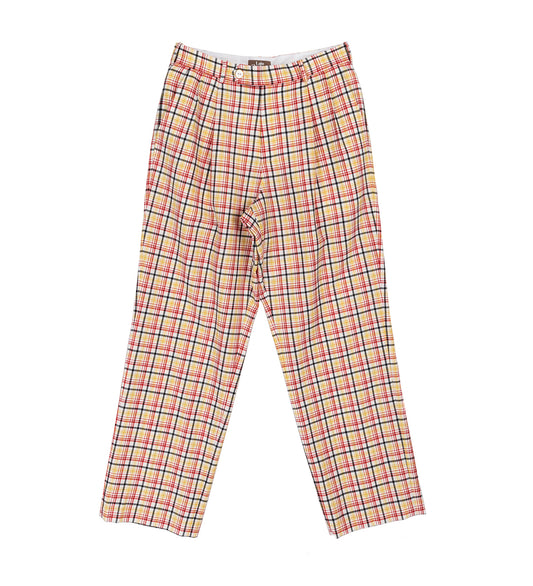 LATE CHECKOUT CHECKERED TROUSERS MULTICOLOUR