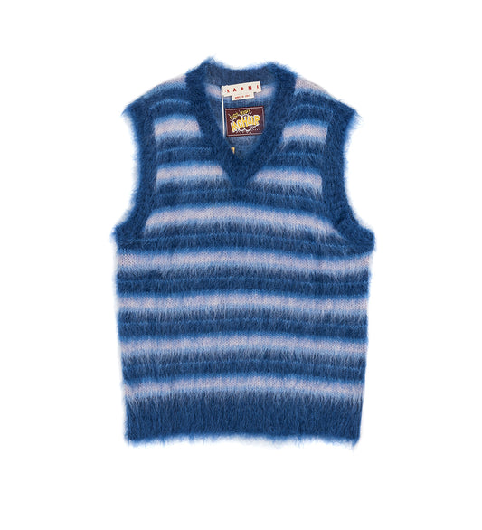 MARNI V-NECK SWEATER MAZARINE BLUE