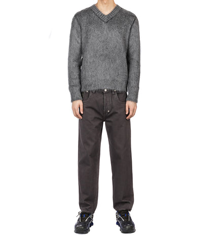 CRAIG GREEN FLUFFY HOLE JEANS CHARCOAL GREY