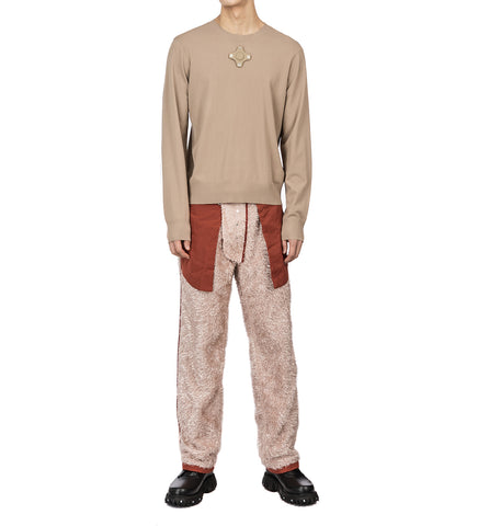 CRAIG GREEN DUST-CAP JUMPER BEIGE