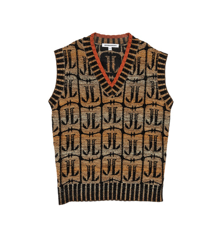 JORDANLUCA MALEBRANCHE VEST RUST MELANGE