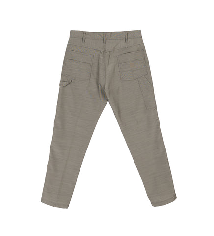 4SDESIGNS CARPENTER PANTS MICRO HOUNDSTOOTH