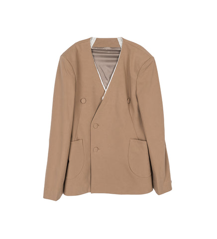 KIKO KOSTADINOV ORMA REVERSIBLE BLAZER CAMEL