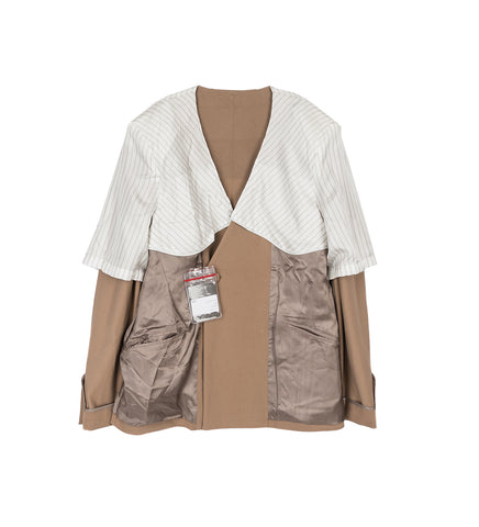 KIKO KOSTADINOV ORMA REVERSIBLE BLAZER CAMEL