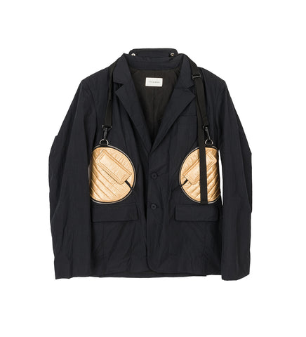 PACKABLE TAILORED JACKET BLACK