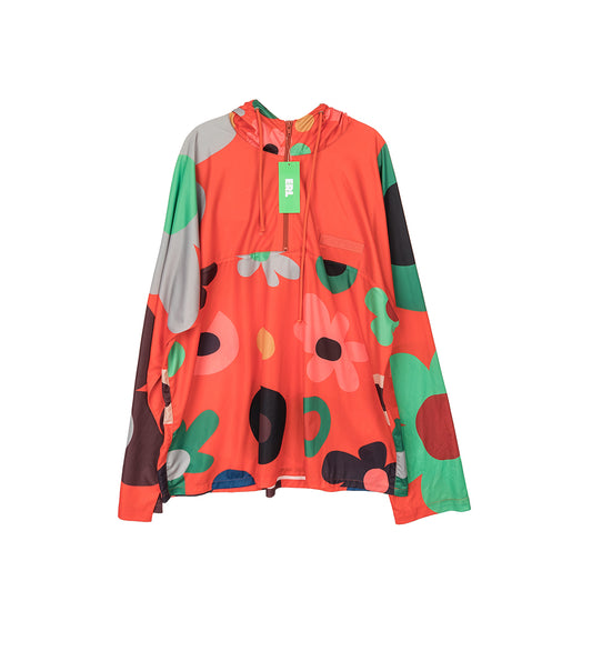 ERL FLORAL FLY WEIGHT PULLOVER PINK