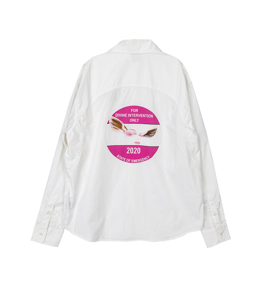 LOURDES NEW YORK SEASON2 SCRIMMAGE BUTTON DOWN WHITE