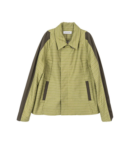 TONKIN CONTRAST JACKET GREENSAND / KHAKI