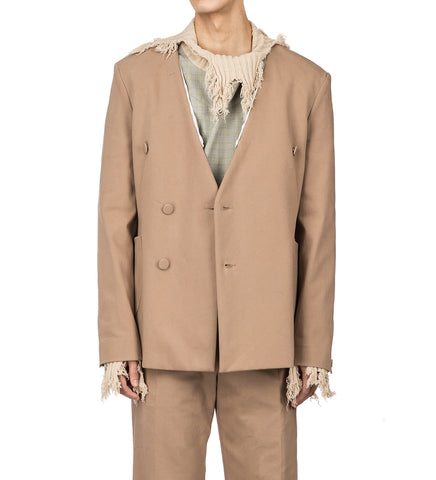 KIKO KOSTADINOV ORMA REVERSIBLE BLAZER CAMEL