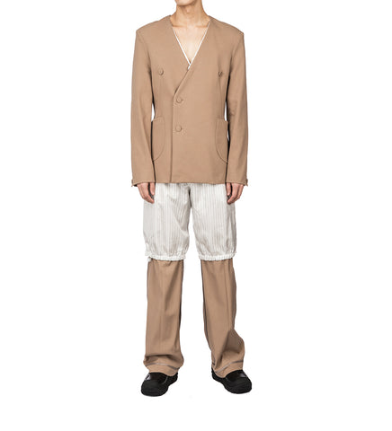 KIKO KOSTADINOV ORMA REVERSIBLE BLAZER CAMEL