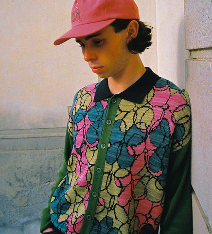 TT DRAWING CARDIGAN GREEN